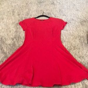 Ferrari red mini dress